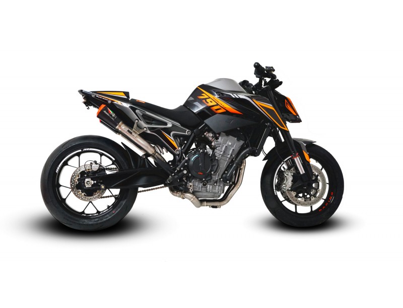 KTM DUKE 790 RS22 UNDERSEAT DE-CAT EXHAUST SYSTEMS