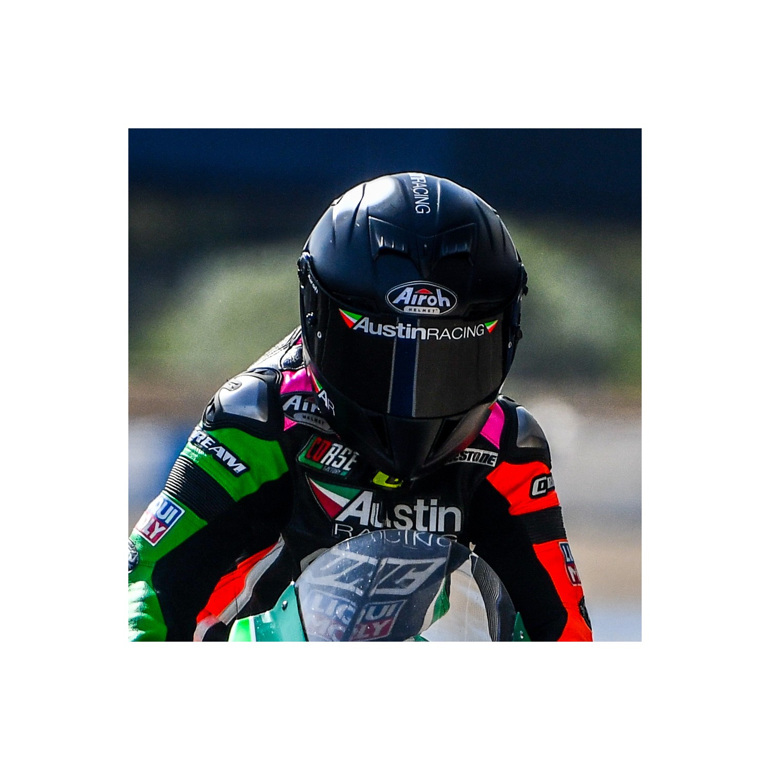 Motorcycle helmet visor sales decals