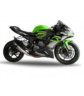 KAWASAKI 2009 - 2025 ZX636/ZX6R GP1/GP2 DE-CAT RACE EXHAUST SYSTEM