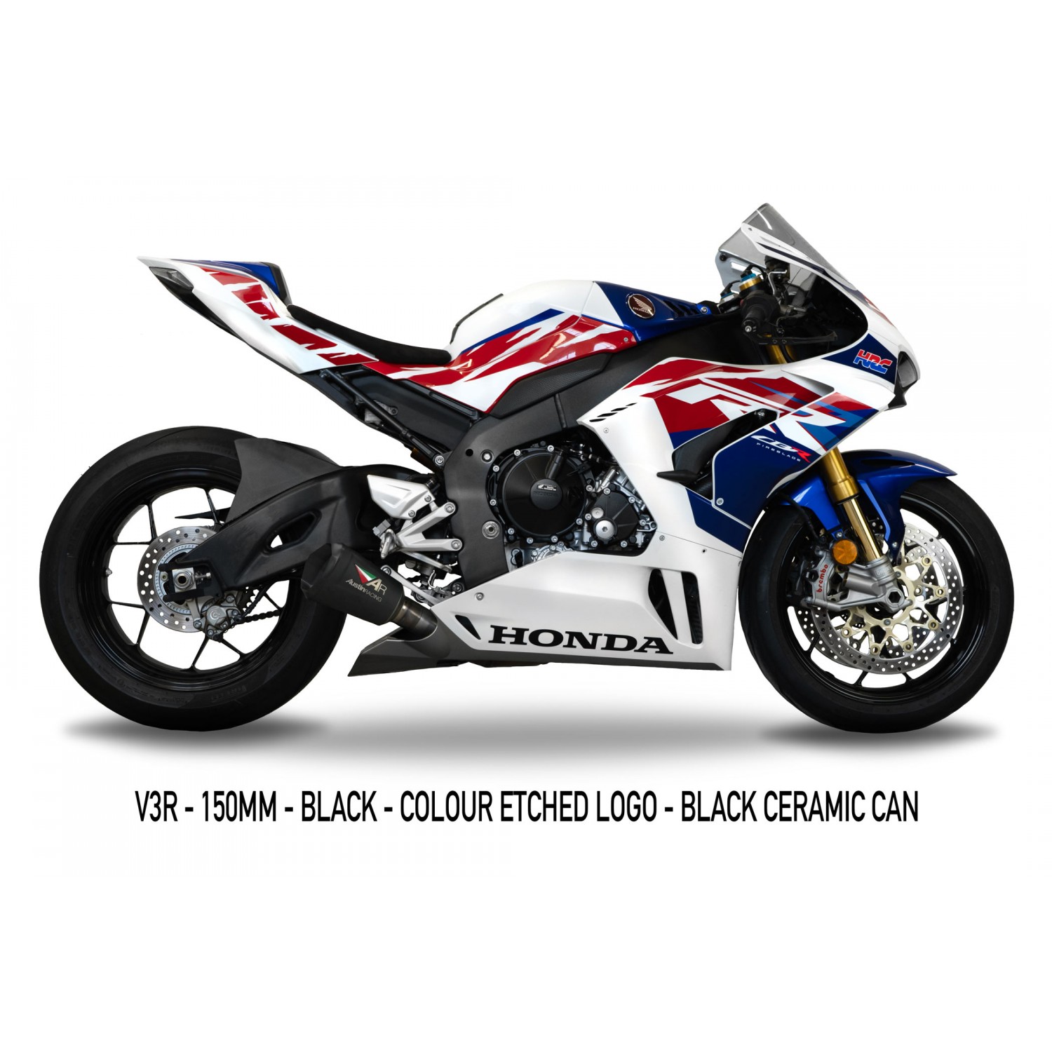 HONDA CBR1000RR R 2021 2023 GP3 SLIP ON EXHAUST SYSTEM Austin Racing