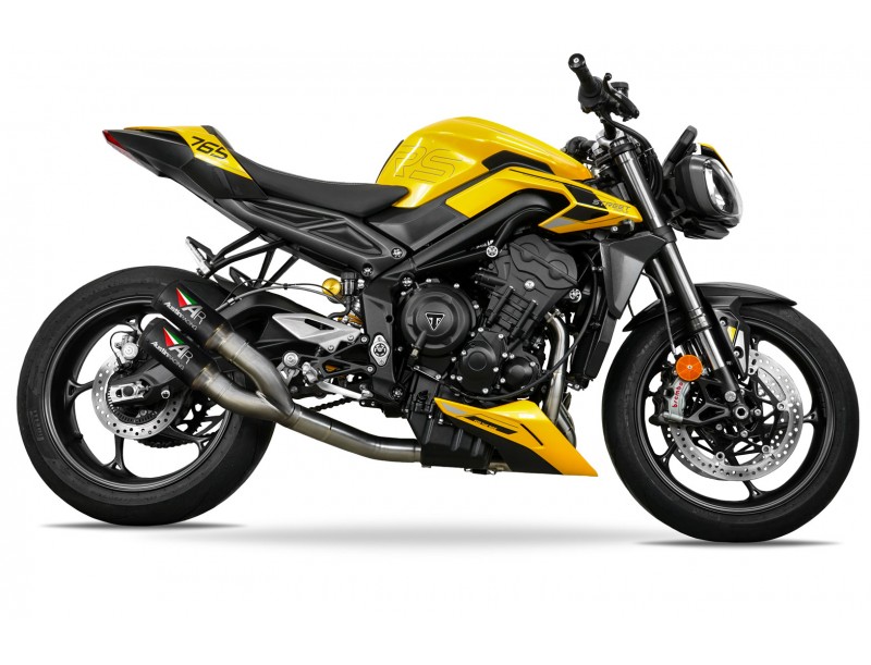 TRIUMPH STREET TRIPLE 765 RS BOX-DELETE AND FULL RACE EXHAUST SYSTEM
