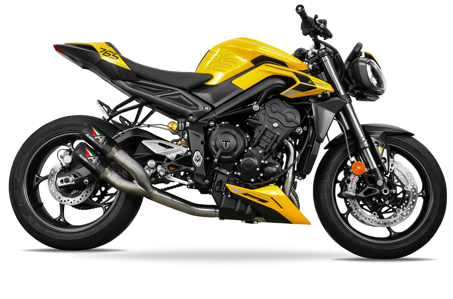 2023 - 2025 TRIUMPH STREET TRIPLE 765 R/RS FULL RACE EXHAUST