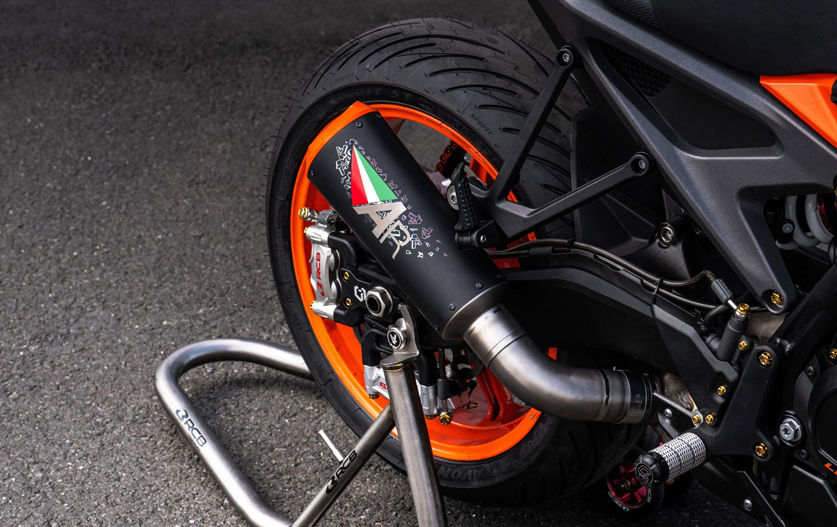 2023 - 2025 KTM DUKE 990 ROK EDITION SLIP-ON dB COMPLIANT EXHAUST