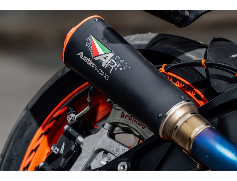 2024 - 2025 KTM DUKE 390/250/125 ROK EDITION dB COMPLIANT SLIP-ON EXHAUST OPTION