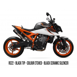 2025 (LATE) - 2026 KTM 990/R RS22 DUAL UNDERSEAT BOX DELETE TITANIUM EXHAUST SYSTEM