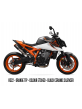 2025 (LATE) - 2026 KTM 990/R RS22 DUAL UNDERSEAT BOX DELETE TITANIUM EXHAUST SYSTEM
