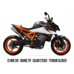 2025 (LATE) - 2026 KTM 990/R RS22 DUAL UNDERSEAT BOX DELETE TITANIUM EXHAUST SYSTEM