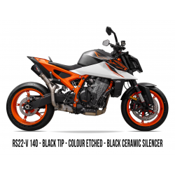 2025 (LATE) - 2026 KTM 990/R RS22 DUAL UNDERSEAT SLIP-ON TITANIUM EXHAUST SYSTEM
