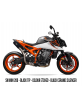 2025 (LATE) - 2026 KTM 990/R RS22 DUAL UNDERSEAT SLIP-ON TITANIUM EXHAUST SYSTEM