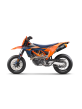 2026 KTM 690 SMC R SLIP-ON - Laser Etched - Black Ceramic - Orange Tip
