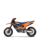 2026 KTM 690 SMC R SLIP-ON - Laser Etched - Titanium - Orange Tip