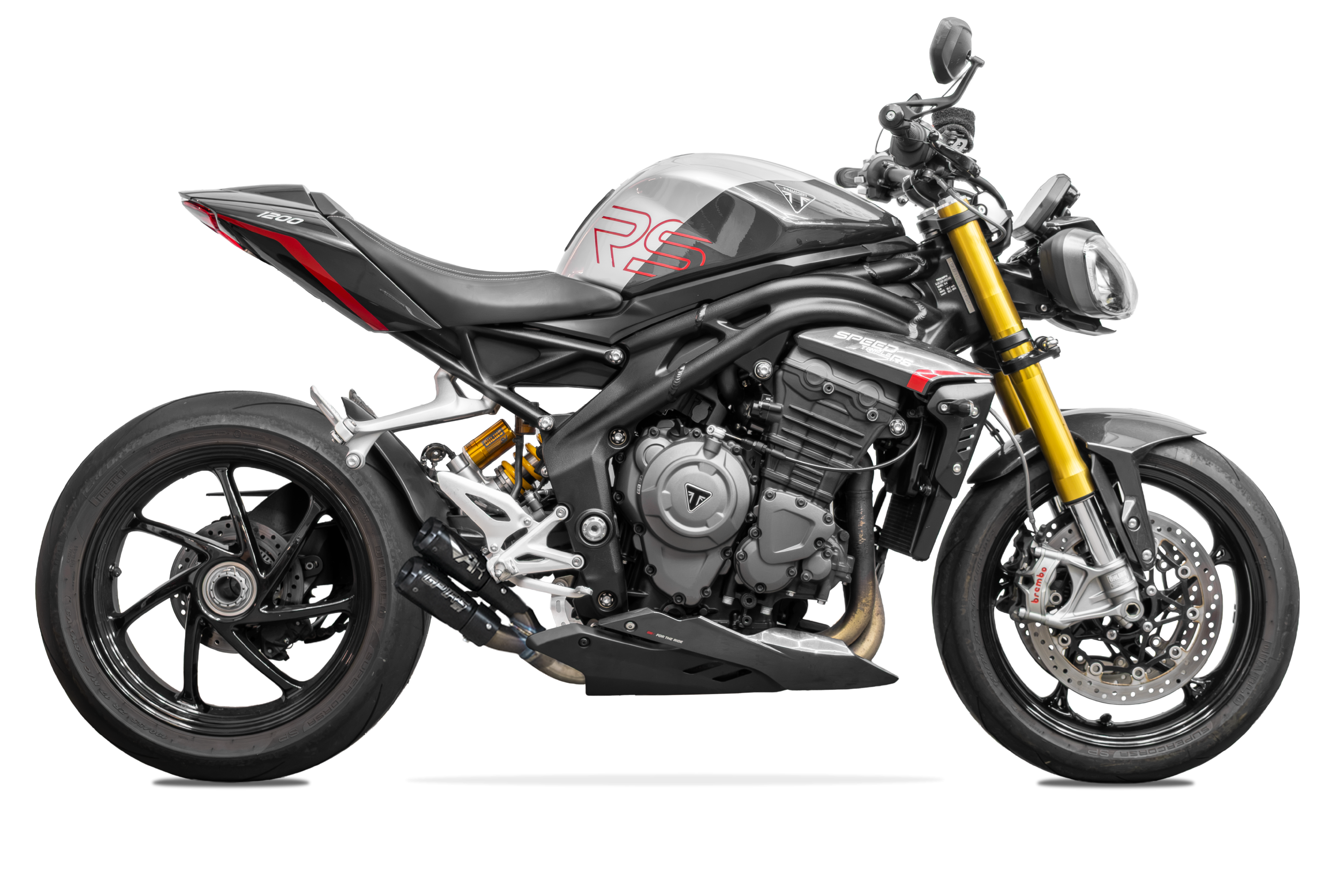 2021 - 2026 1200 SPEED TRIPLE BOX DELETE RACE EXHAUST SYSTEMS