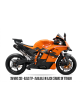 2026 KTM 990 RCR RS22 DUAL UNDERSEAT BOX DELETE  TITANIUM EXHAUST SYSTEM