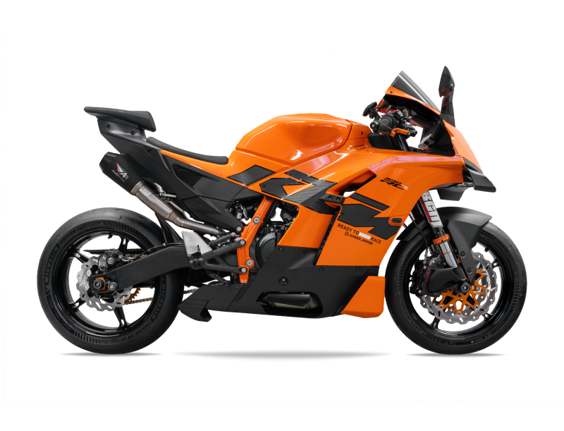 2026 KTM 990 RCR RS22 DUAL UNDERSEAT BOX DELETE  TITANIUM EXHAUST SYSTEM