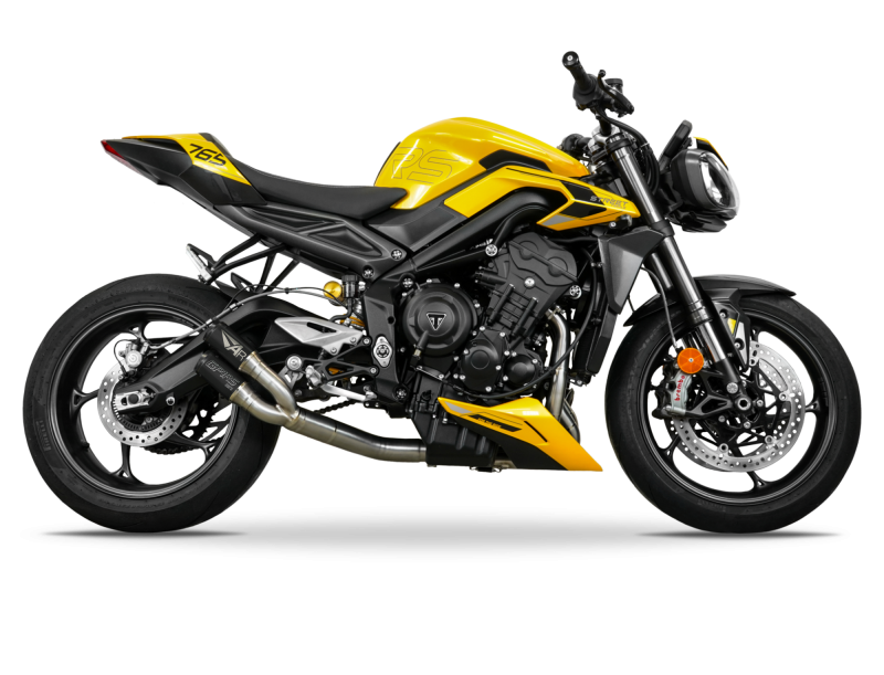 TRIUMPH STREET TRIPLE 765 RS BOX-DELETE AND FULL RACE EXHAUST SYSTEM